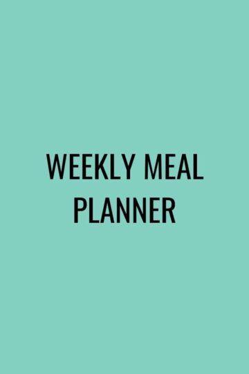 Weekly Meal Planner