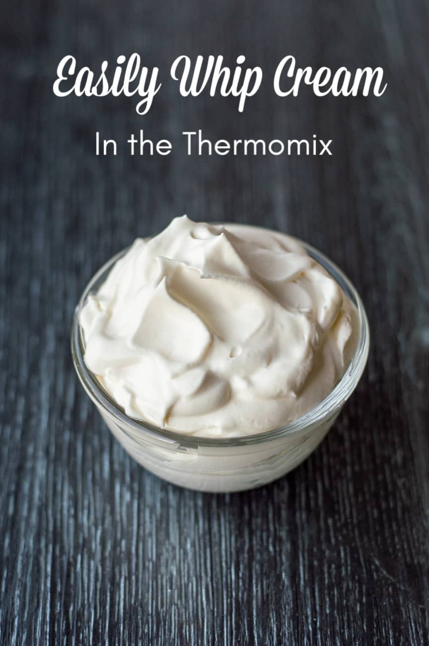 Whipping Cream in the Thermomix Thermomix Diva