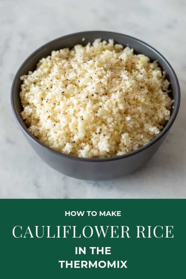 Thermomix Cauliflower Rice Thermomix Diva