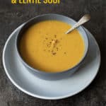 Thermomix Curried Sweet Potato & Lentil Soup Recipe