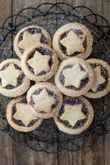 Mince Pies Star Shape Cutout