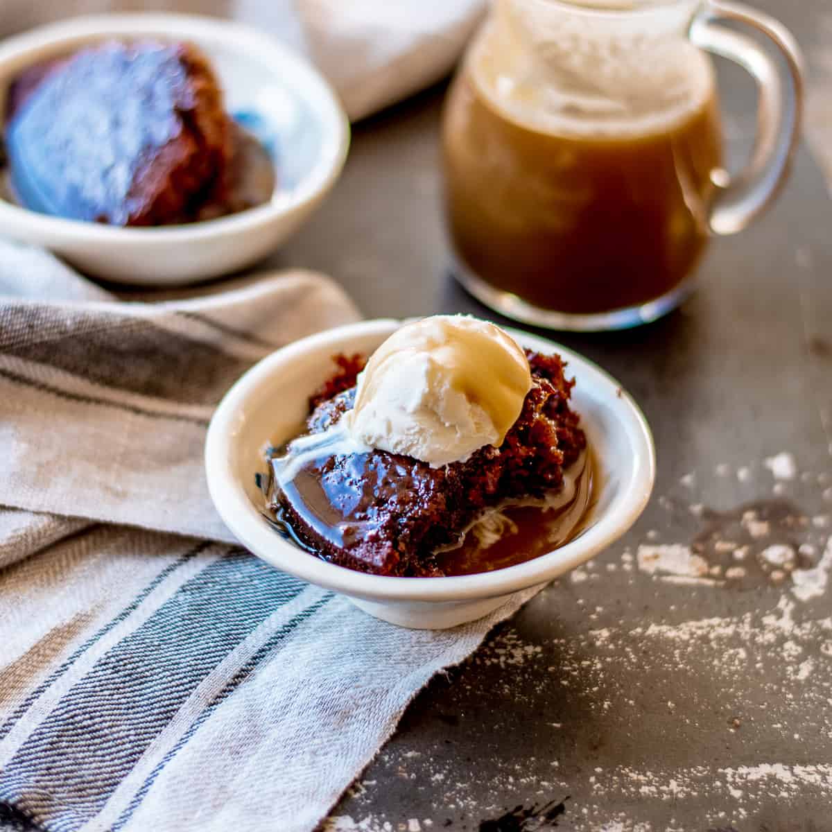Sticky Date Pudding with Icecream and butterscotch sauce