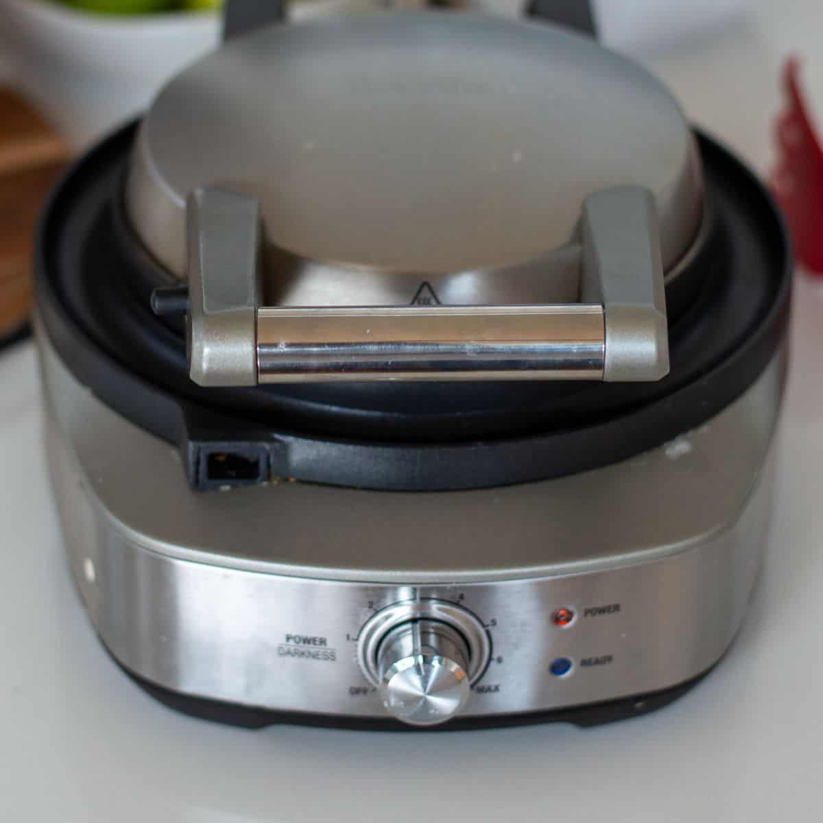 The Breville No-mess Waffle Maker.