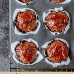 6 Sweet Potato & Five Spice Muffins in Baking Tin
