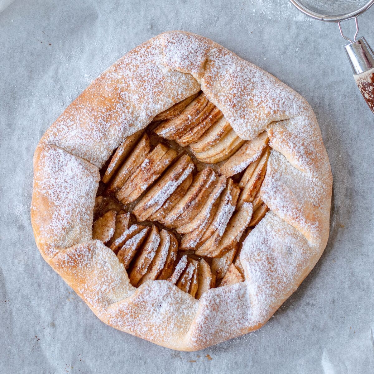 Baked Apple Galette.