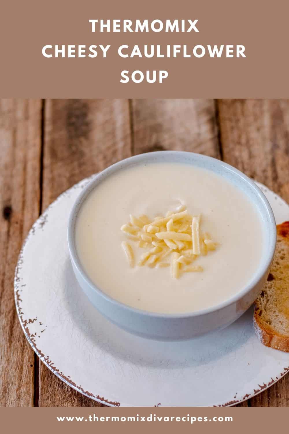Thermomix Cheesy Cauliflower Soup Thermomix Diva