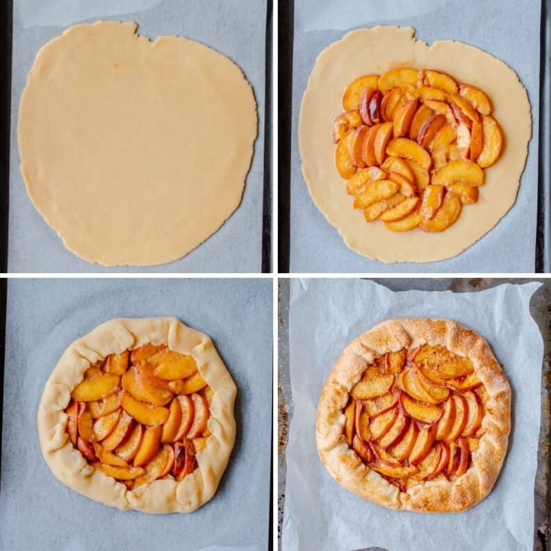 Thermomix Peach Galette - Thermo Diva