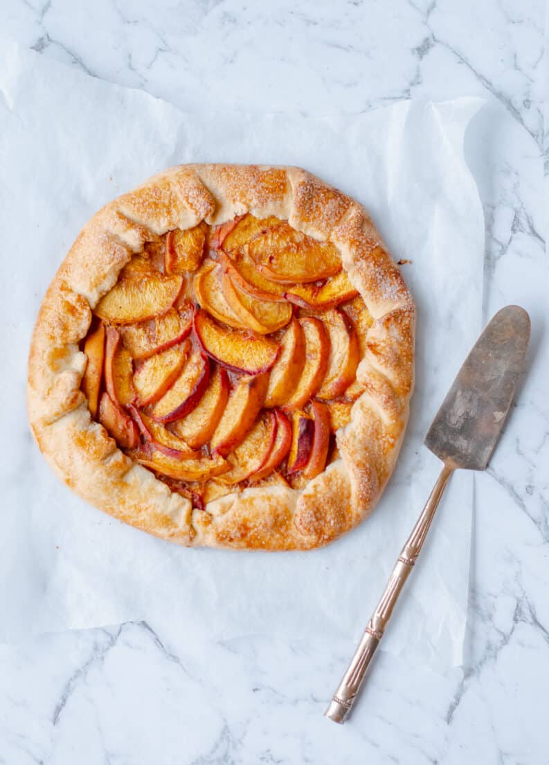 Thermomix Peach Galette - Thermomix Diva