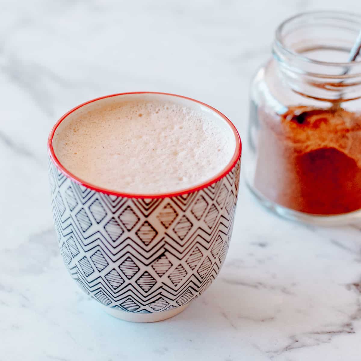 homemade chai spice latte