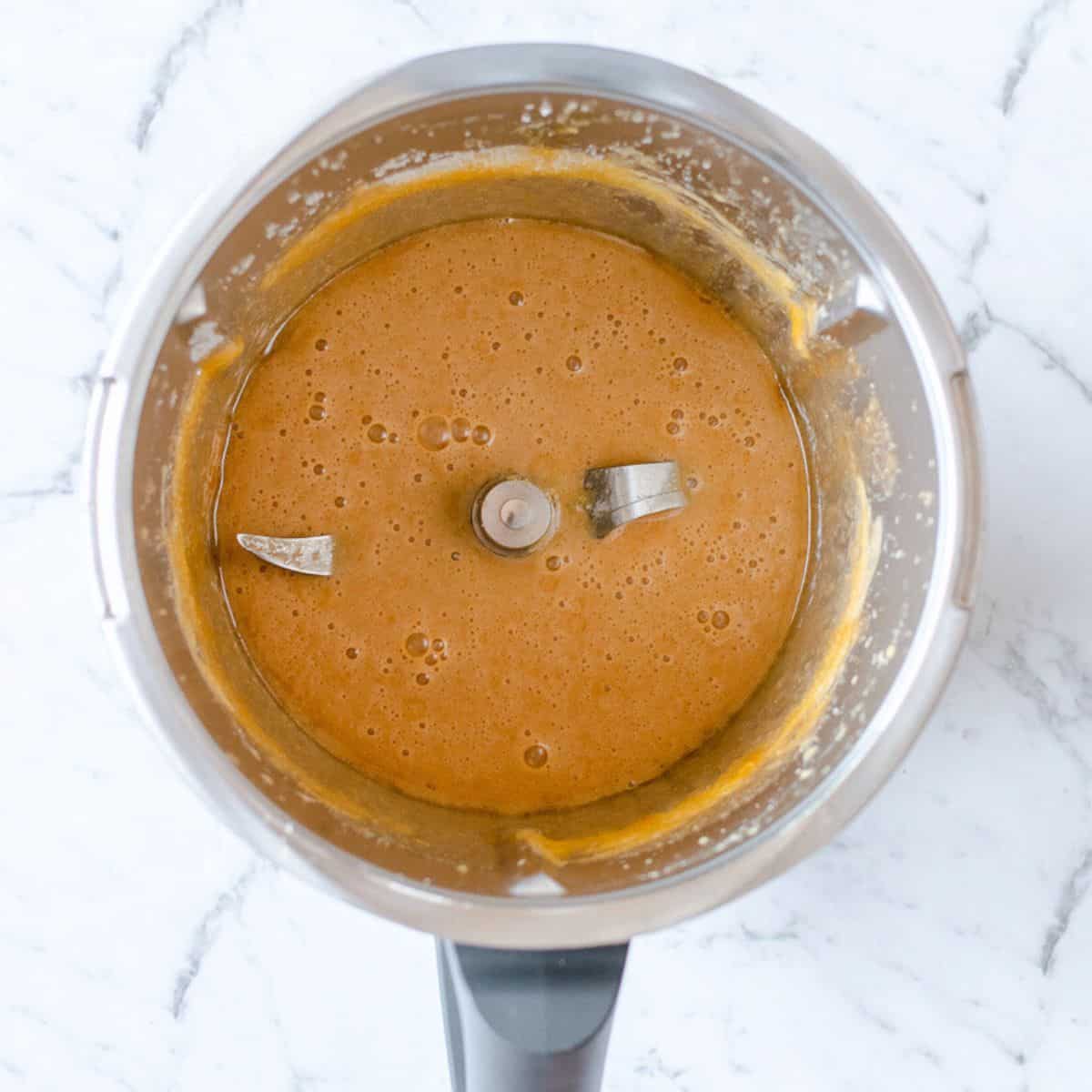 Blondie batter in a thermomix bowl.
