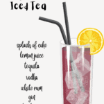 Long Island Iced Tea Graphic.