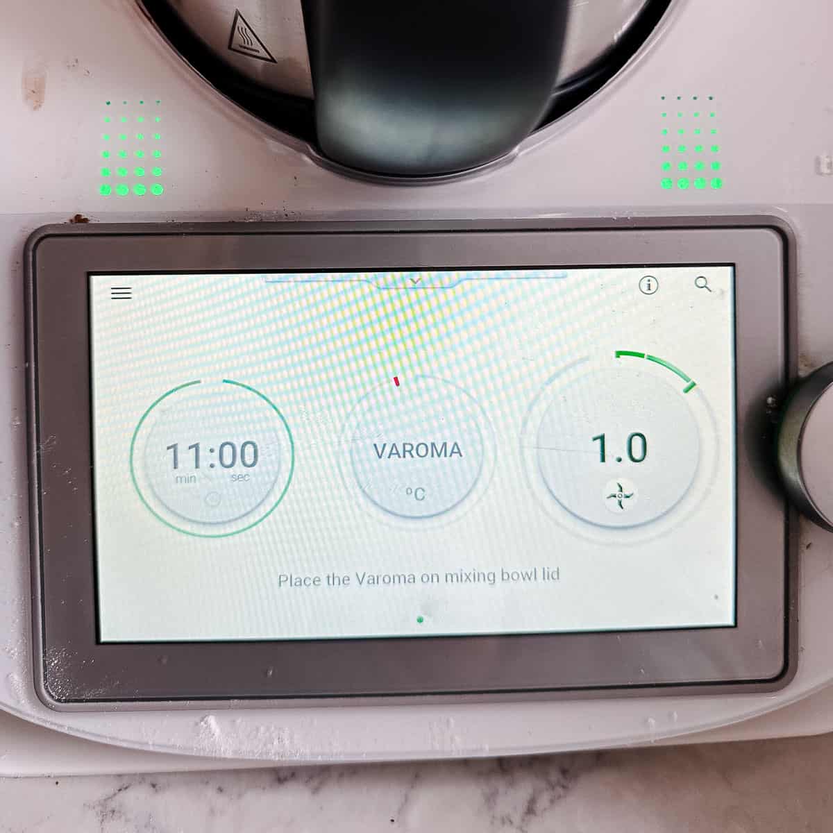 Thermomix display panel.