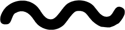 a black squiggle pattern on a transparent background.